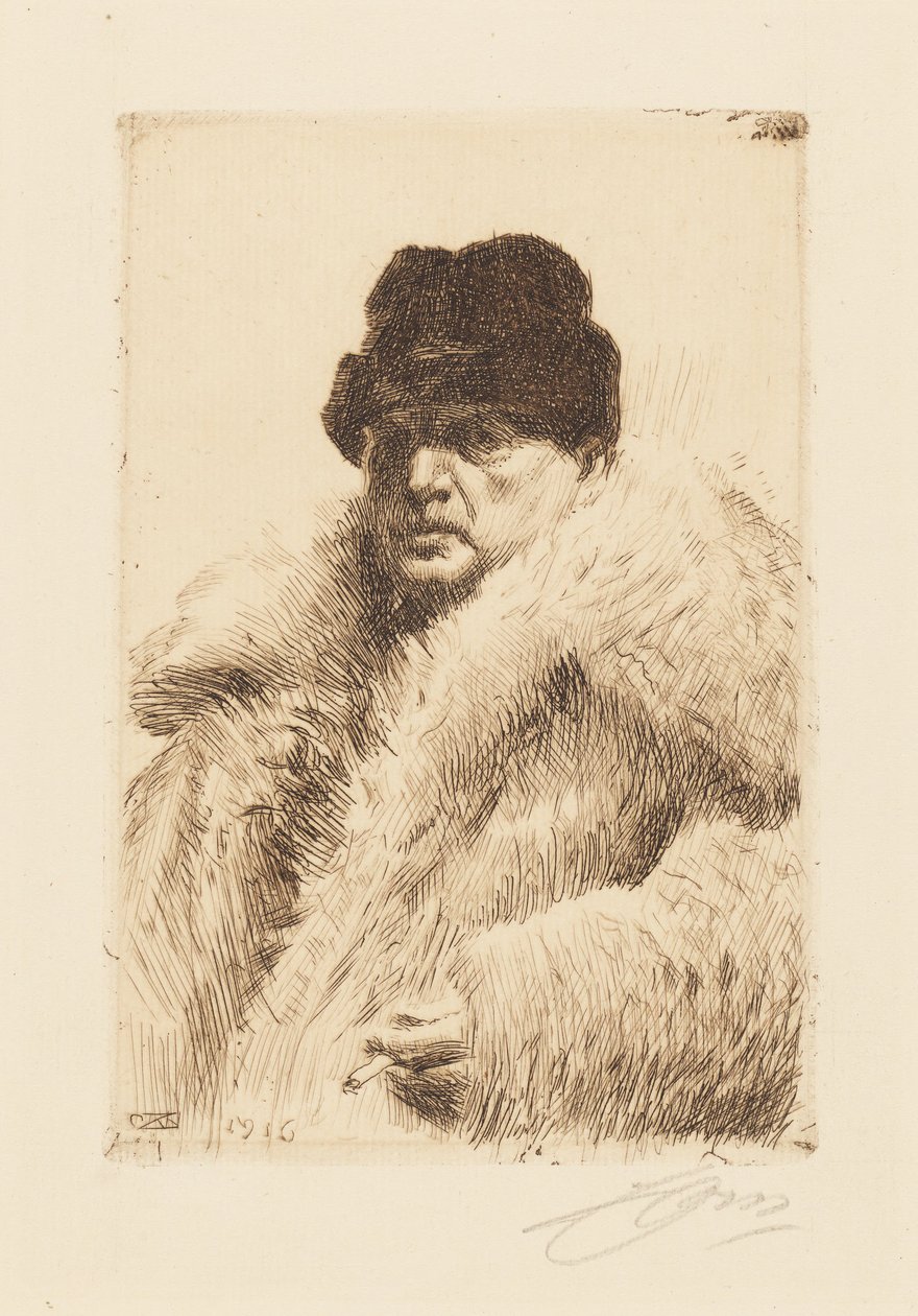 Zelfportret door Anders Zorn