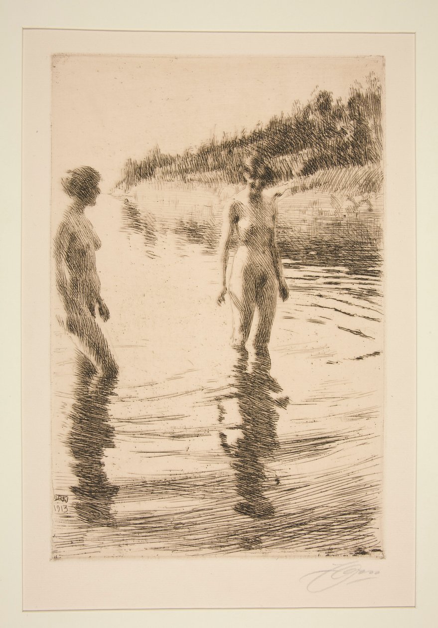 Ondiep door Anders Leonard Zorn