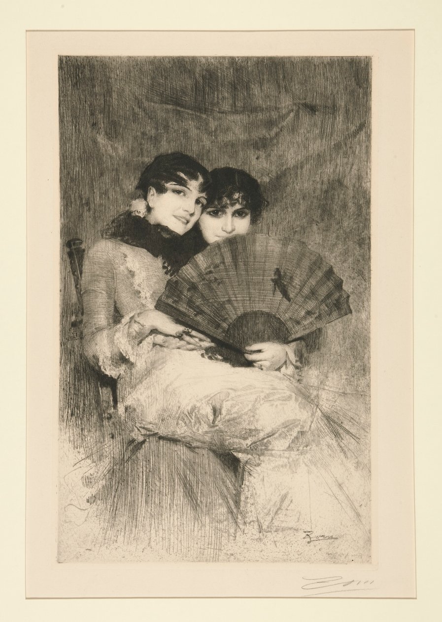 Spaanse zusters door Anders Leonard Zorn