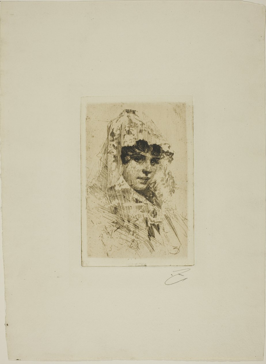 Spaanse vrouw door Anders Leonard Zorn