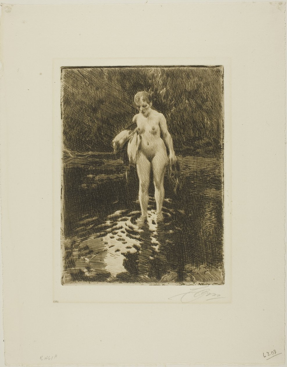 De doorwaadbare plaats door Anders Leonard Zorn