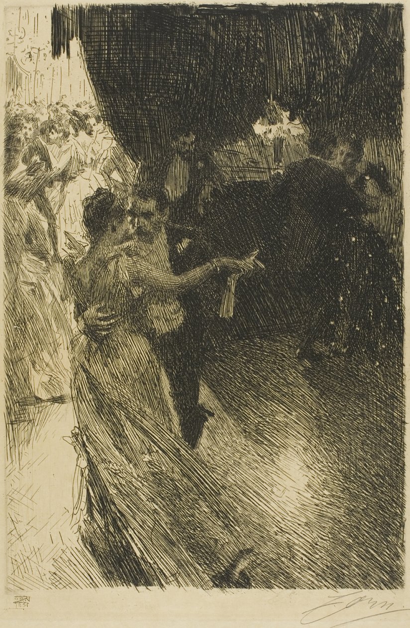 De Wals door Anders Leonard Zorn