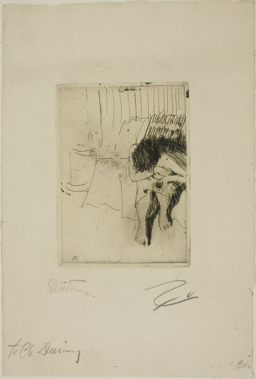 Vermoeid Model door Anders Leonard Zorn