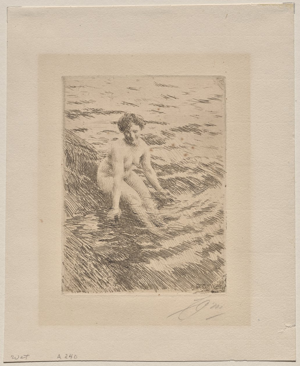 Nat door Anders Leonard Zorn