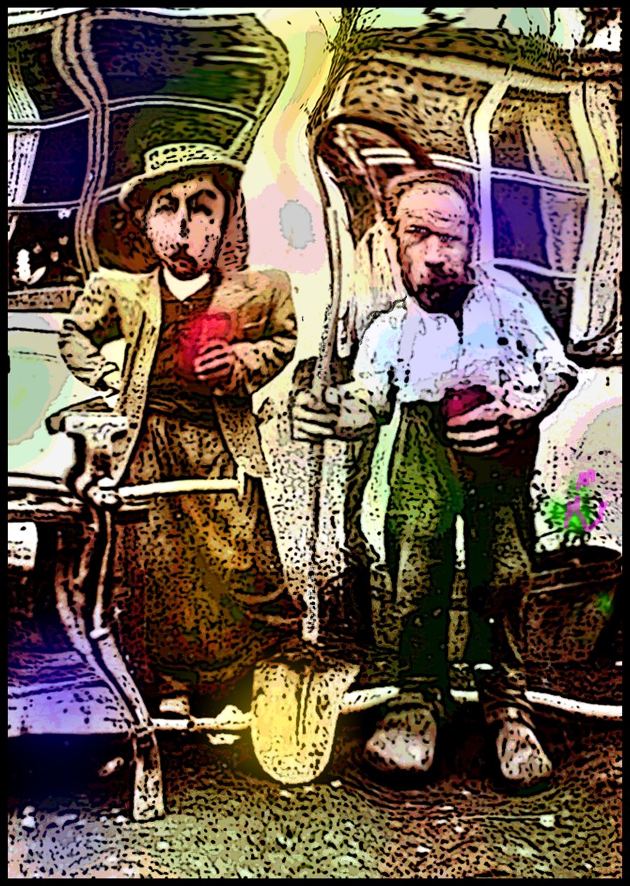 BRINDISI NAAR VANGA 2002, 2002 (Digitaal schilderij) door Ando Gilardi