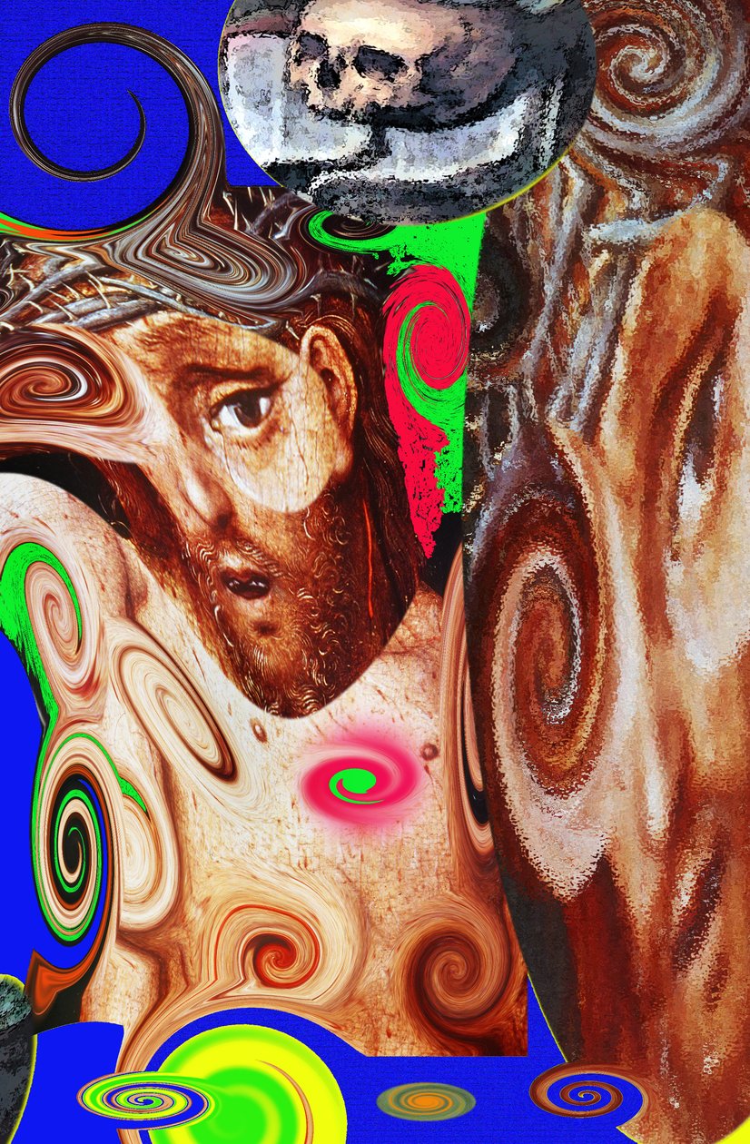THE SPIRAL OF HATRED, 2002 (digitaal werk) door Ando Gilardi