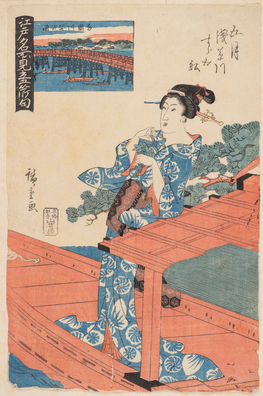 Vijfde Maand (Gogatsu) door Ando or Utagawa Hiroshige