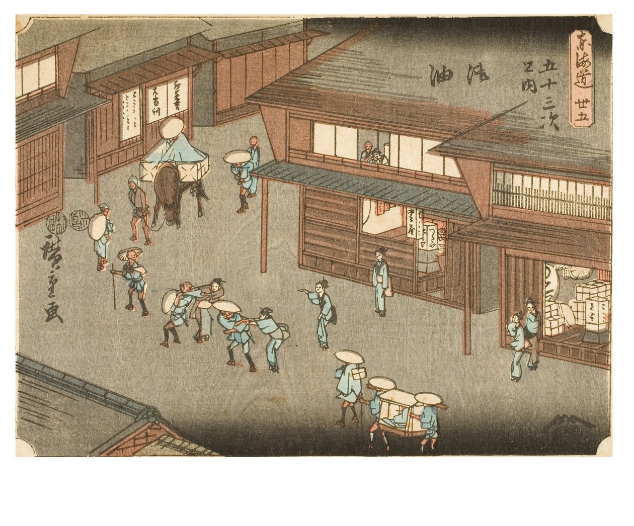  door Ando or Utagawa Hiroshige