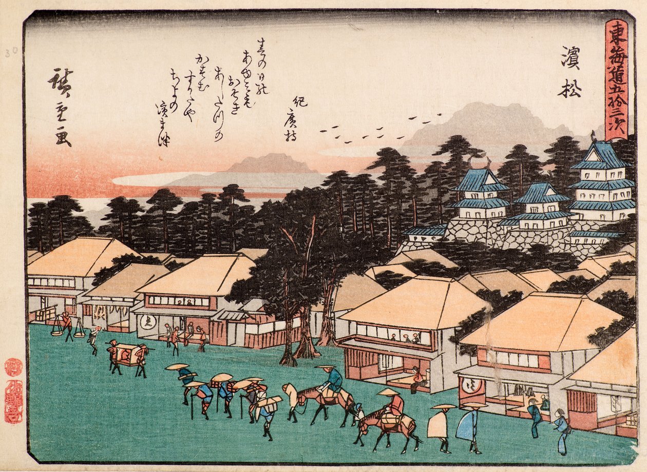 Hamamatsu door Ando or Utagawa Hiroshige