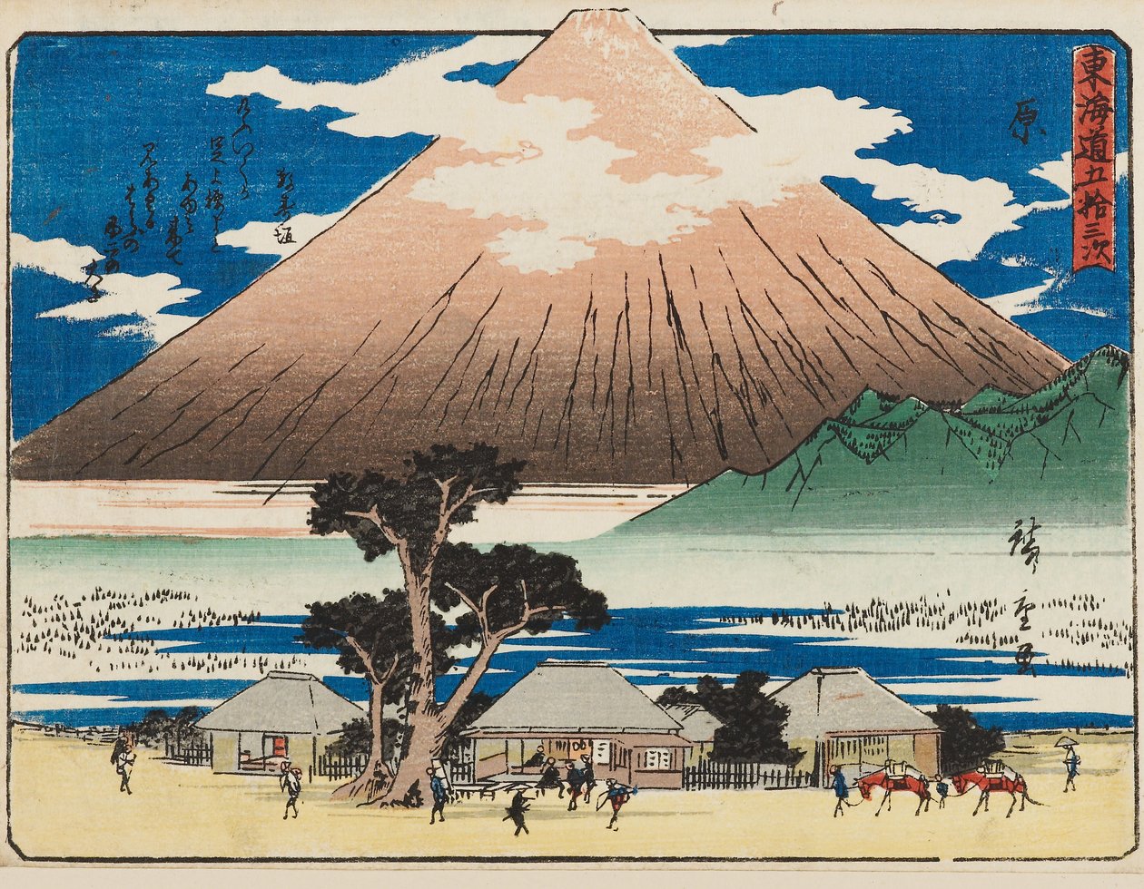 Hara door Ando or Utagawa Hiroshige