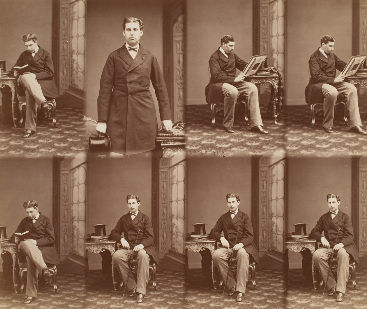 Hertog van Coimbra door Andre Adolphe Eugene Disderi