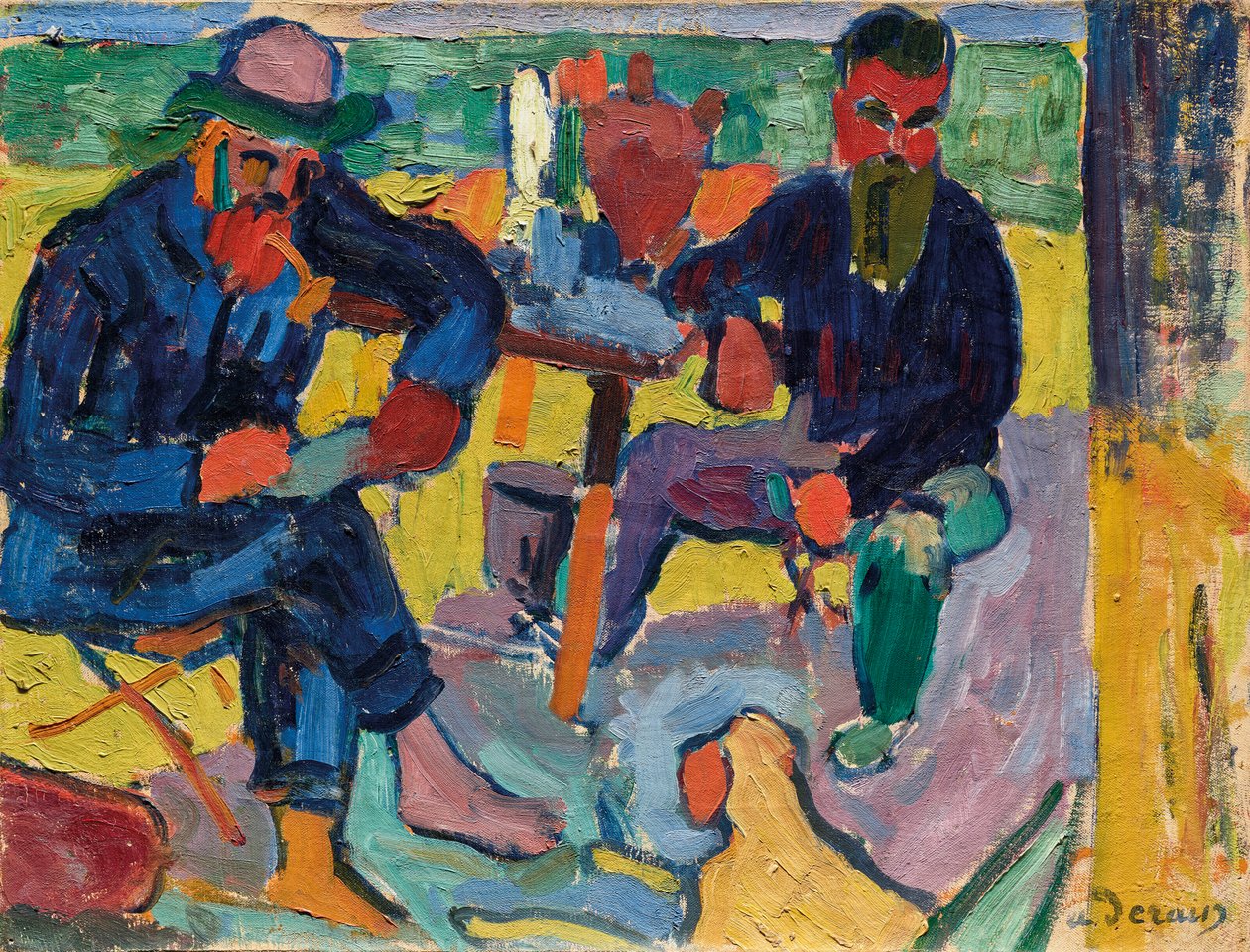 Vrouw bij het raam door Andre Derain