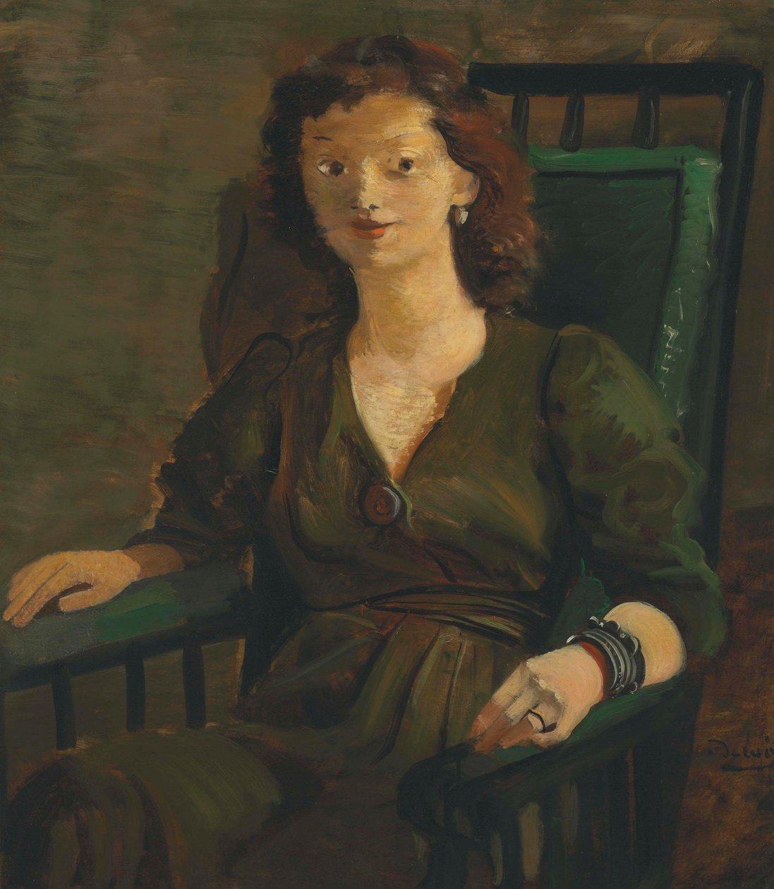 De jonge Engelse vrouw door Andre Derain