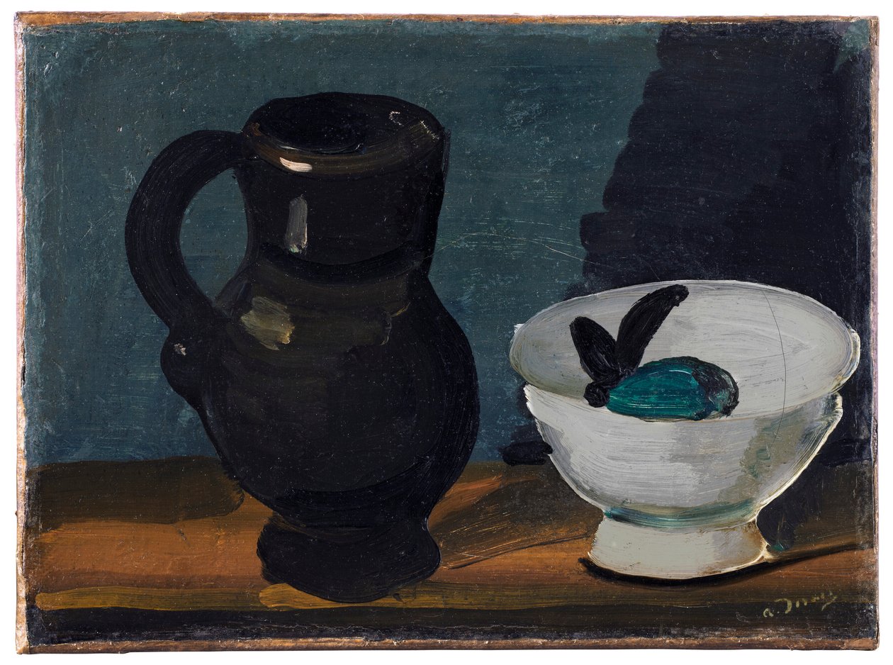 Stilleven met kan en kom door Andre Derain