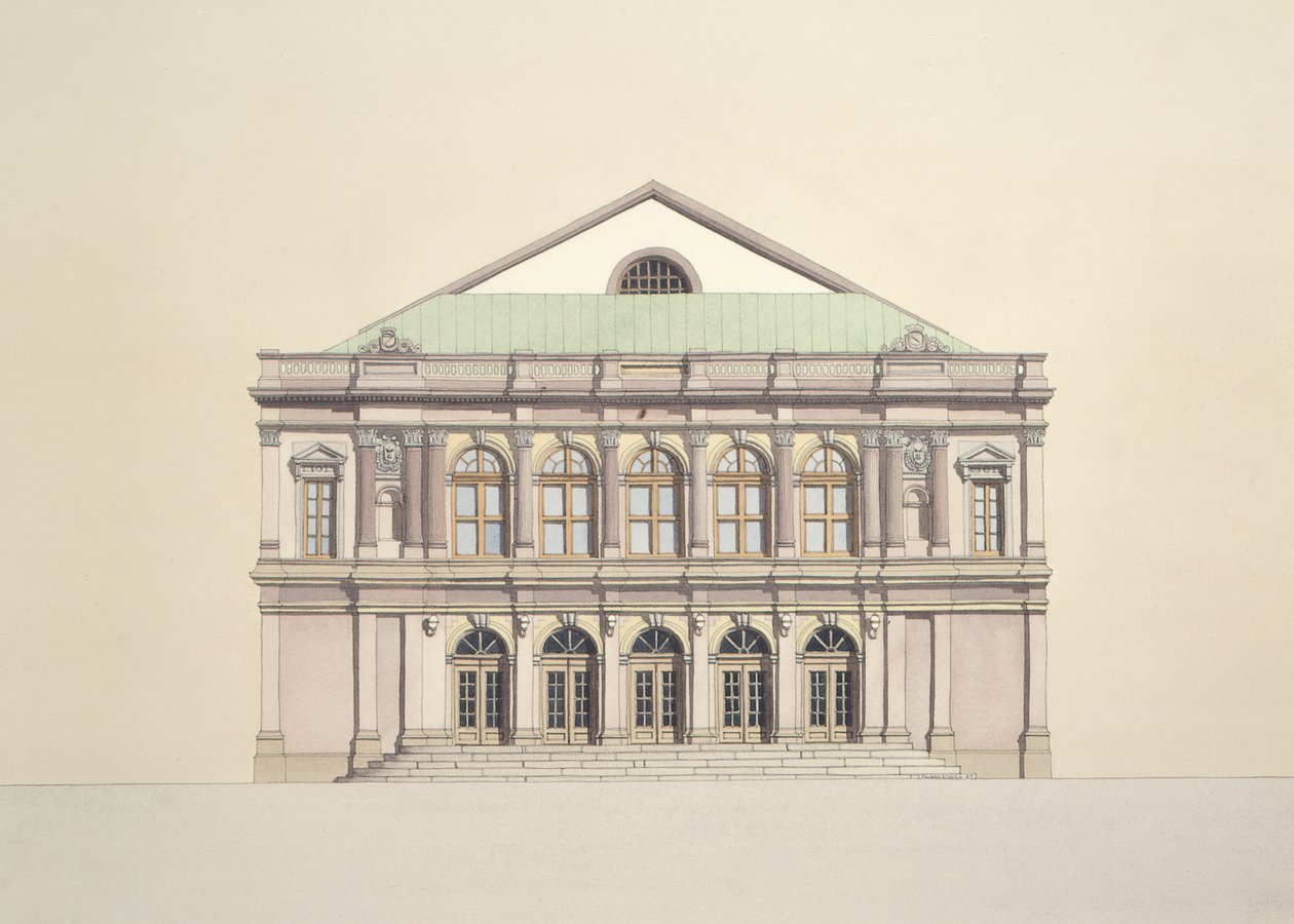 Stadstheater, Colmar, Frankrijk door Andras Kaldor