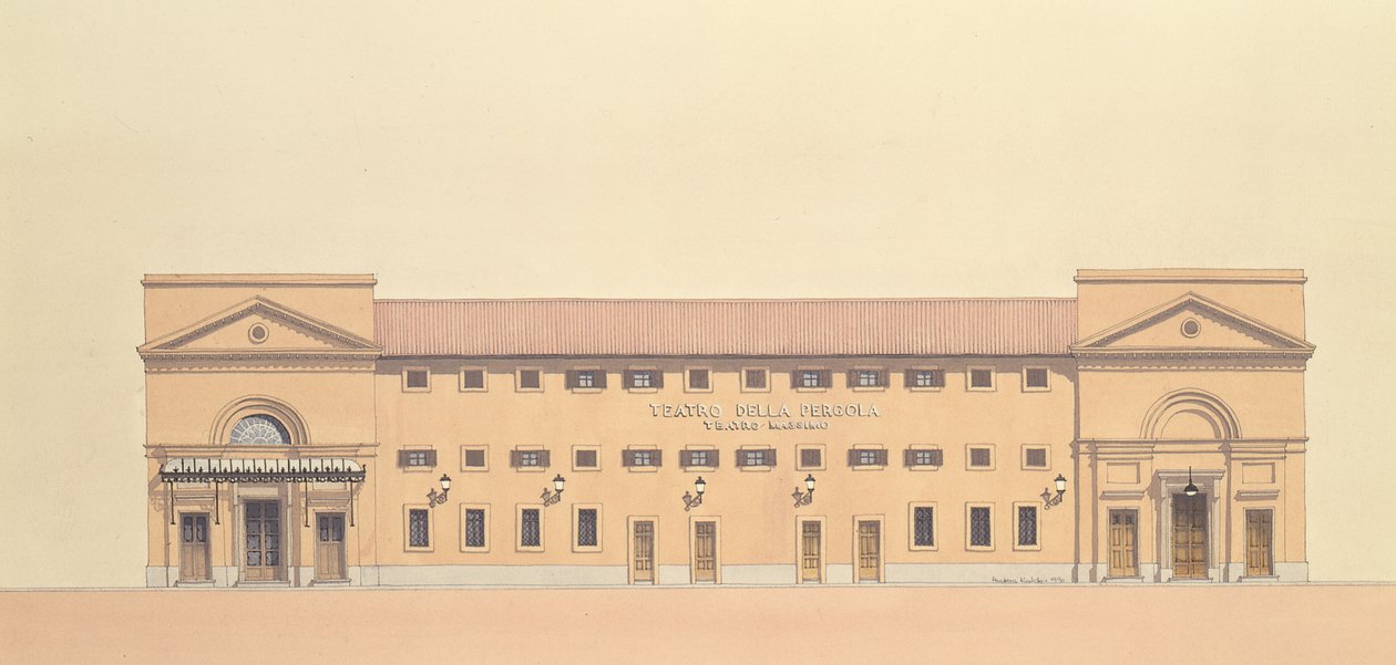 Teatro della Pergola, Teatro Massimo, Florence door Andras Kaldor