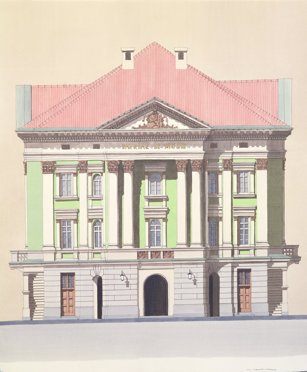 Tyl Theater, Praag, Tsjechië door Andras Kaldor