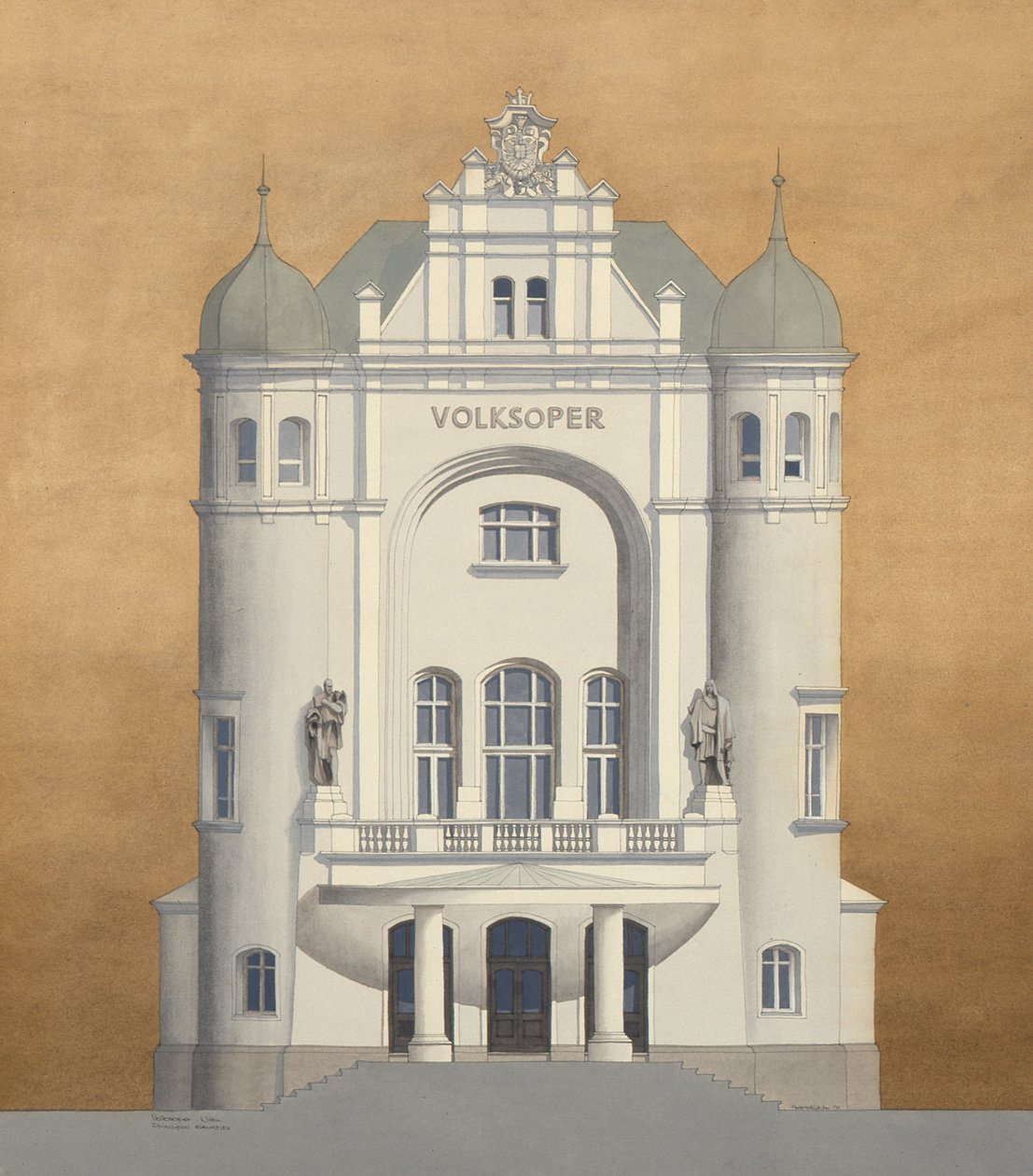 Volksoper,Wenen, Oostenrijk door Andras Kaldor