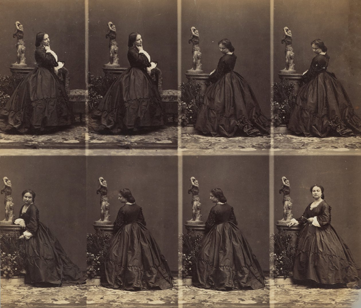 Berthe door Andre Adolphe Eugene Disderi