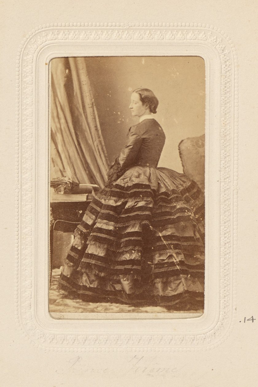 [Keizerin Eugenie]. door Andre Adolphe Eugene Disderi