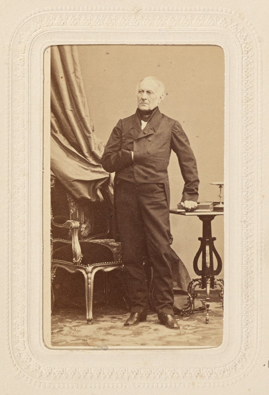 [Francois Pierre Guillaume] Guizot (1787 - 1874) door Andre Adolphe Eugene Disderi
