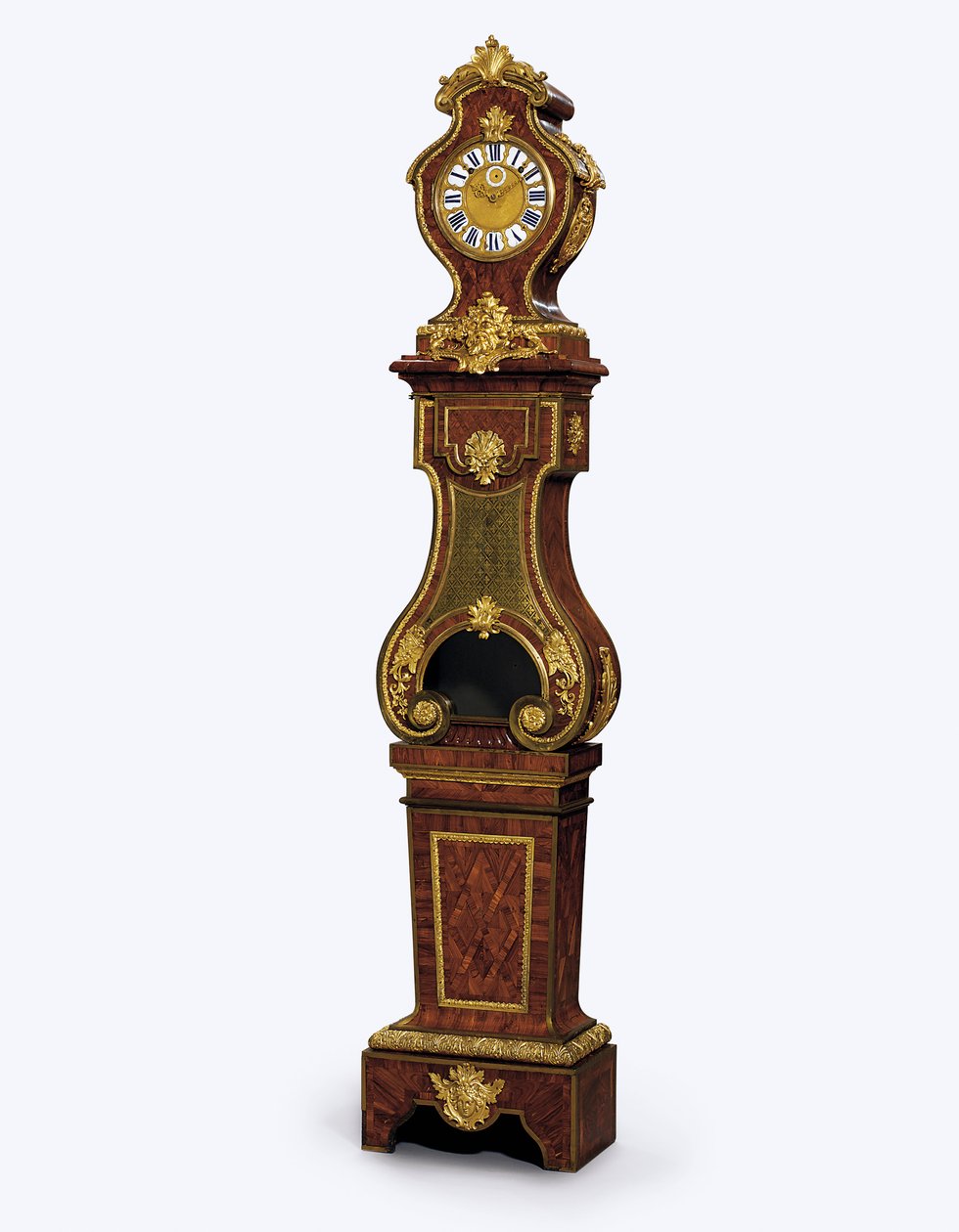 Een Regency klok met kwartslag, ca. 1720 door Andre Charles (attr. to) Boulle