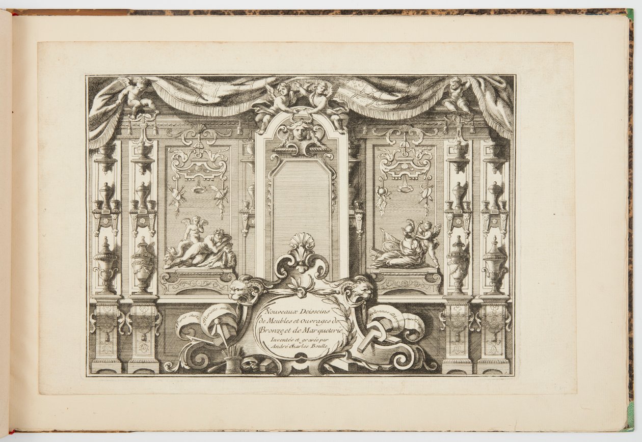 Nieuwe Ontwerpen voor Meubels en Werken van Brons en Marqueterie door Andre Charles Boulle