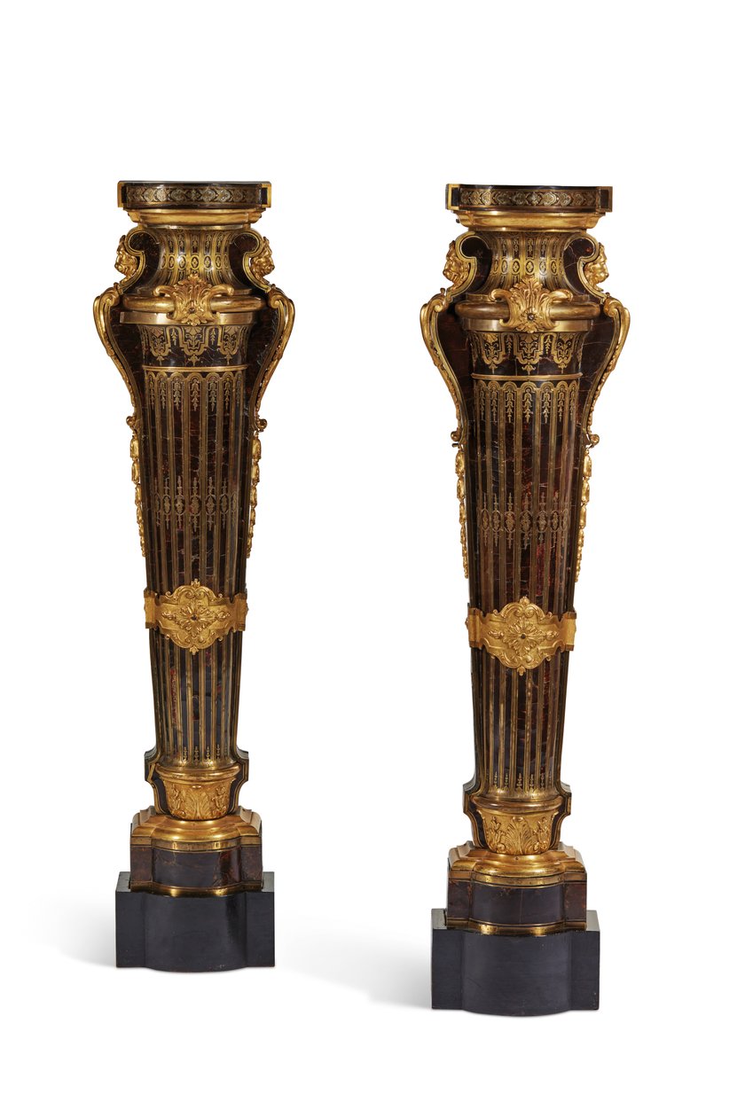 Paar Louis XIV sokkels, 1700-15 door Andre Charles Boulle