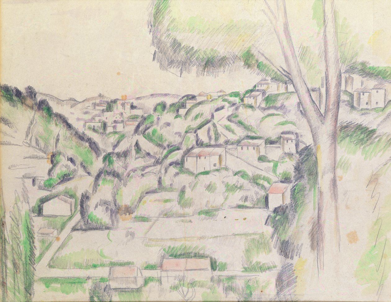 Cagnes door Andre Derain