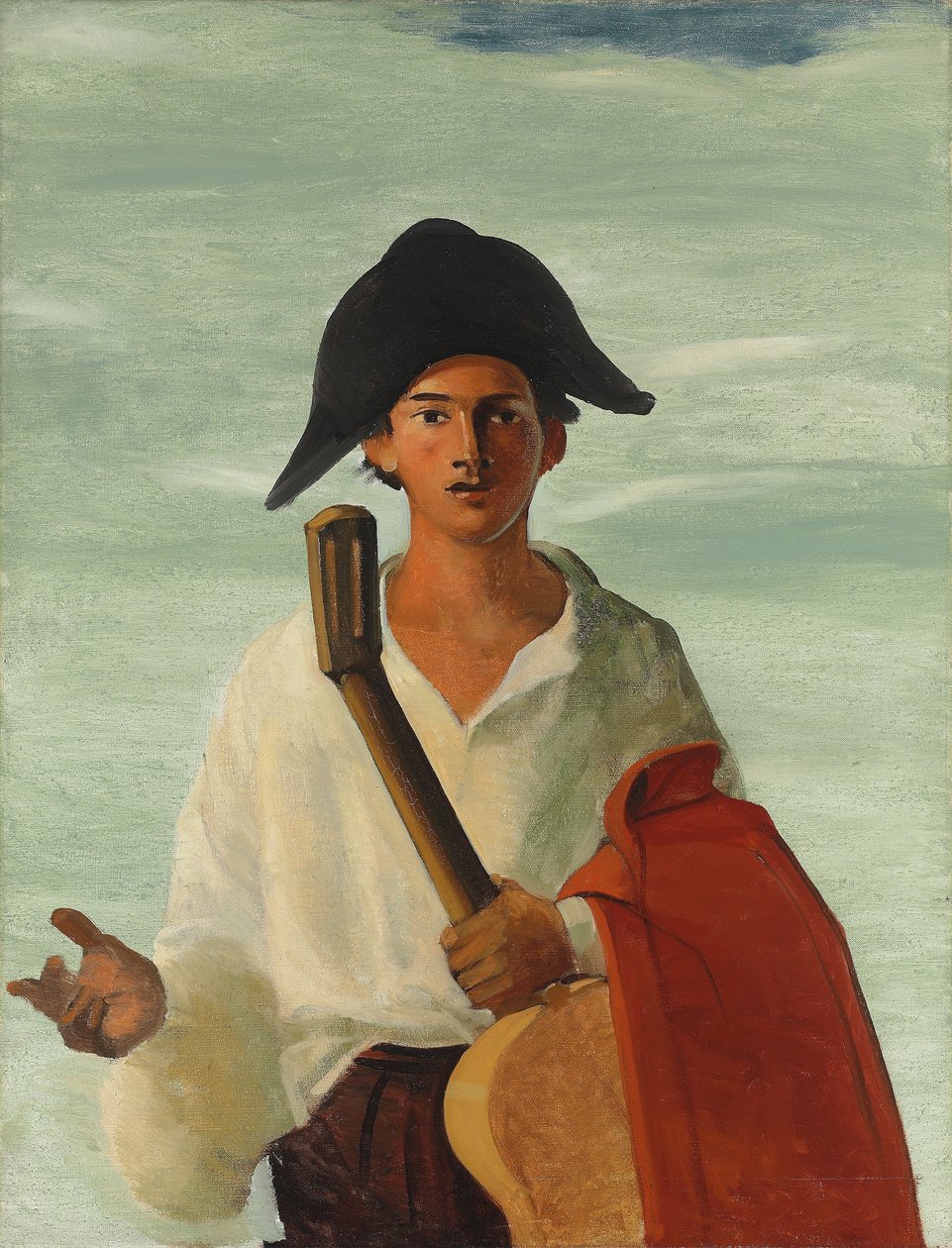 Harlekijn met gitaar, ca.1930 (olieverf op doek) door Andre Derain