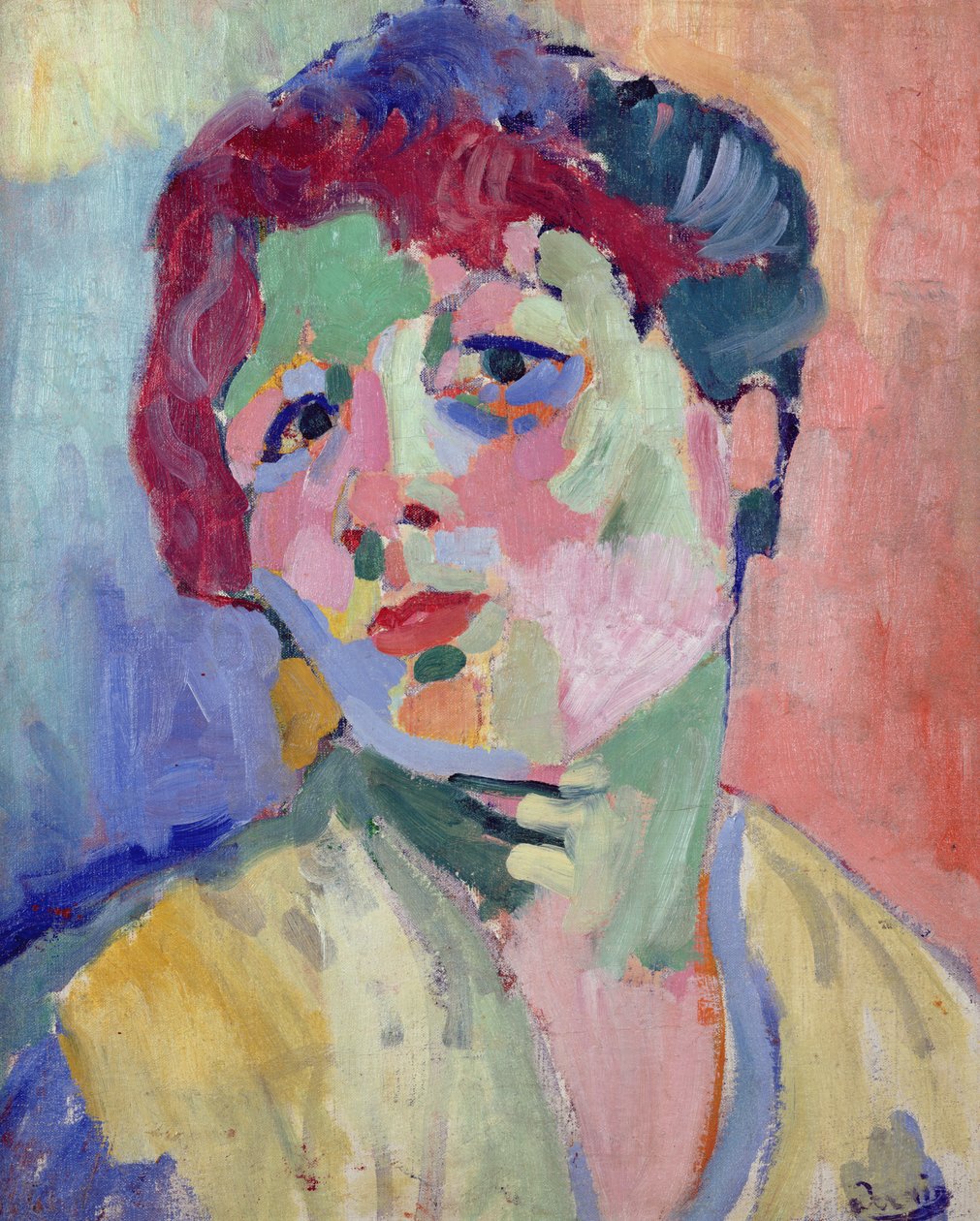 Hoofd van een vrouw door Andre Derain