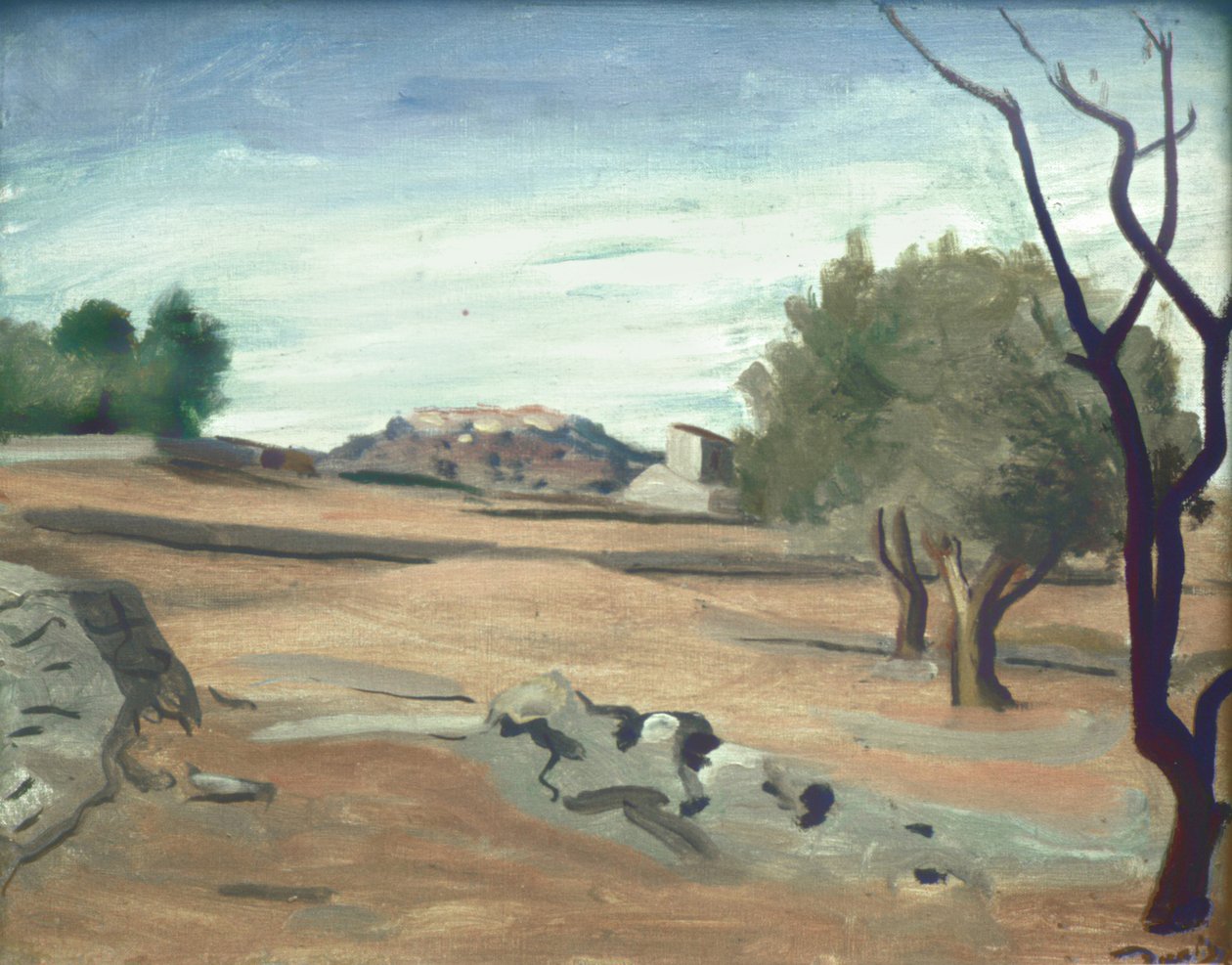 Landschap in de Provence, ca. 1931 (olieverf op doek) door Andre Derain