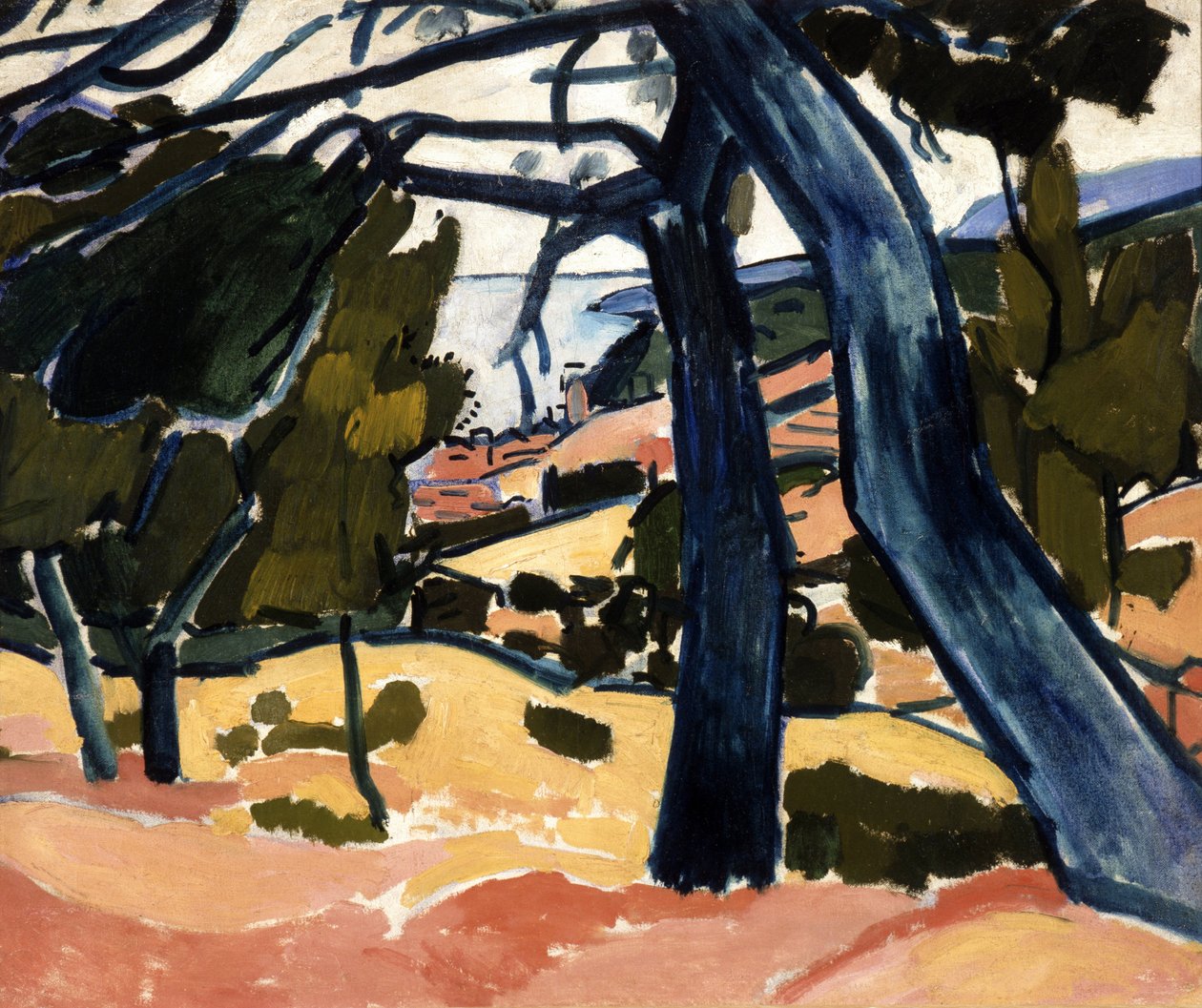 Pinède in Cassis door Andre Derain