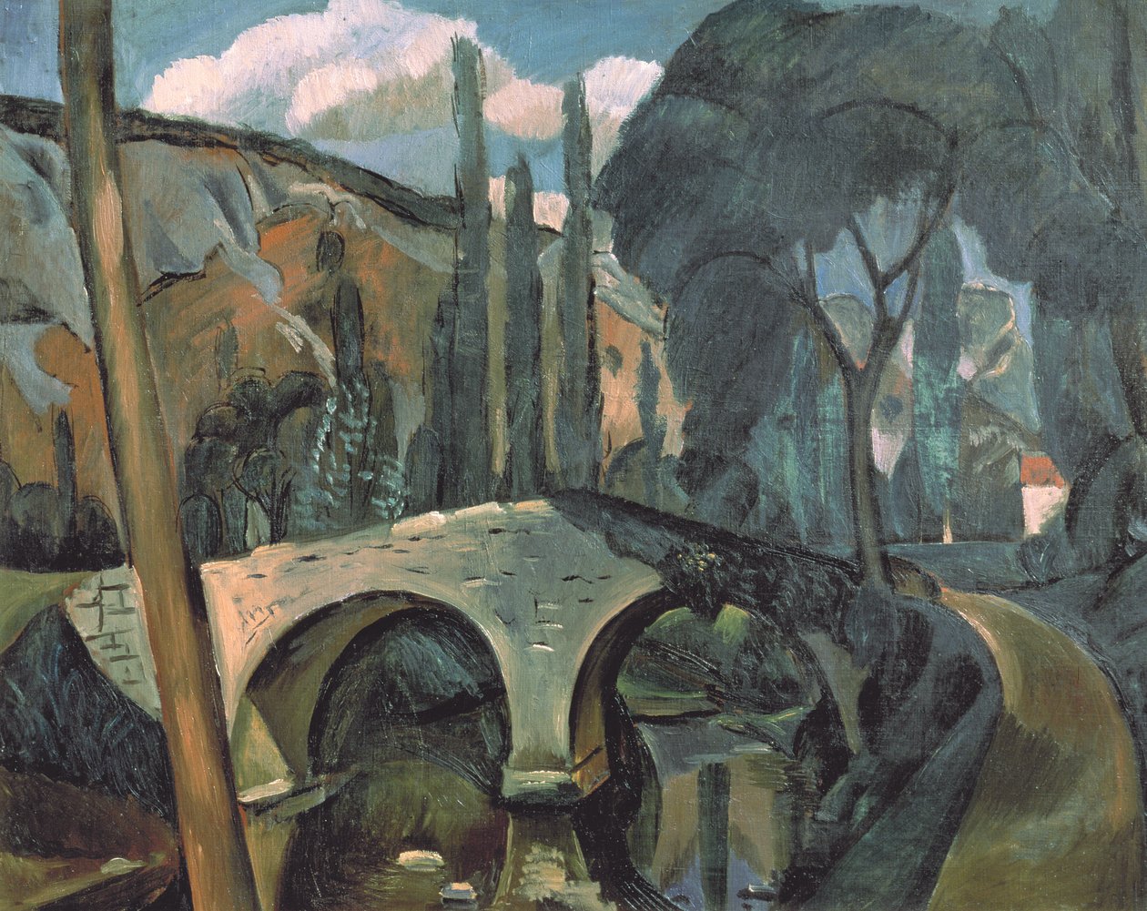 De oude brug door Andre Derain