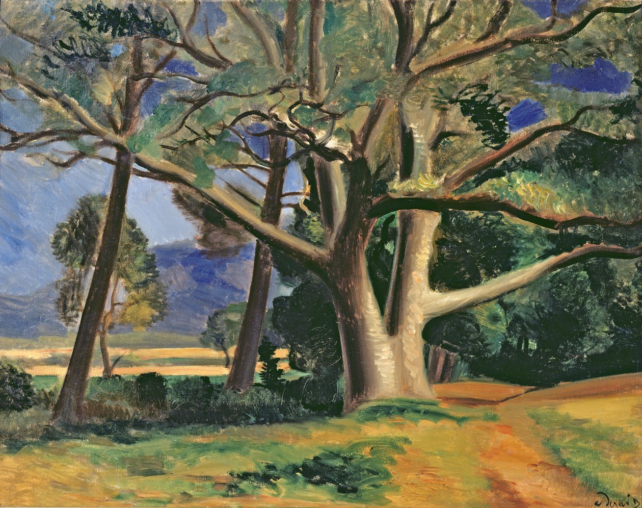 De grote boom, ca. 1929-30 (olieverf op doek) (zie ook 287578) door Andre Derain