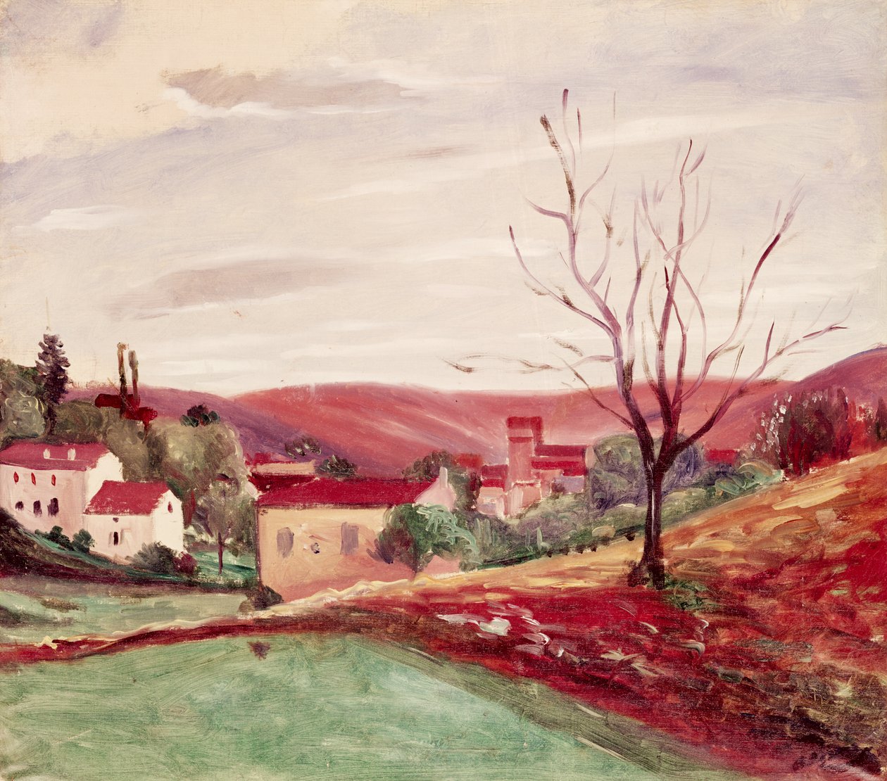 Winterlandschap door Andre Derain