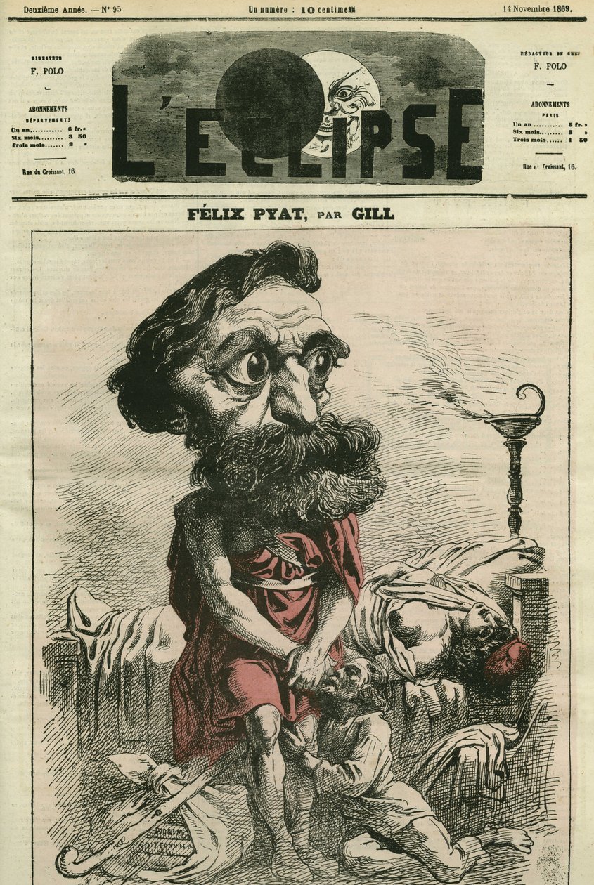 Felix Pyat (1810-1889), Franse advocaat, letterkundige en politicus. Omslag in 