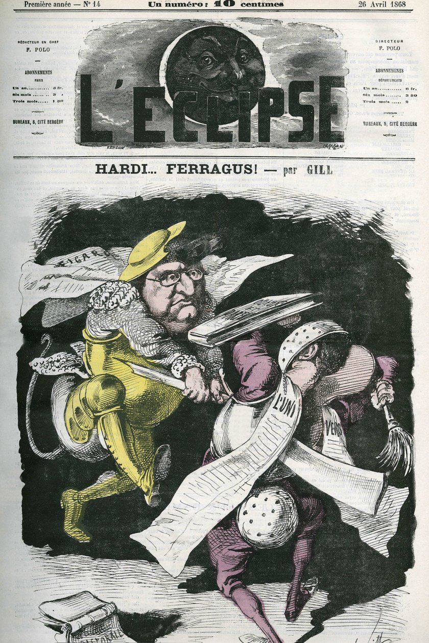 Hardi... Ferragus door Andre Gill