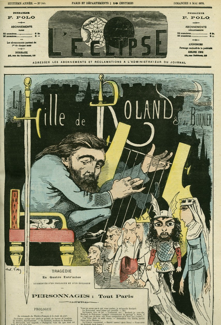 Illustratie van het toneelstuk 