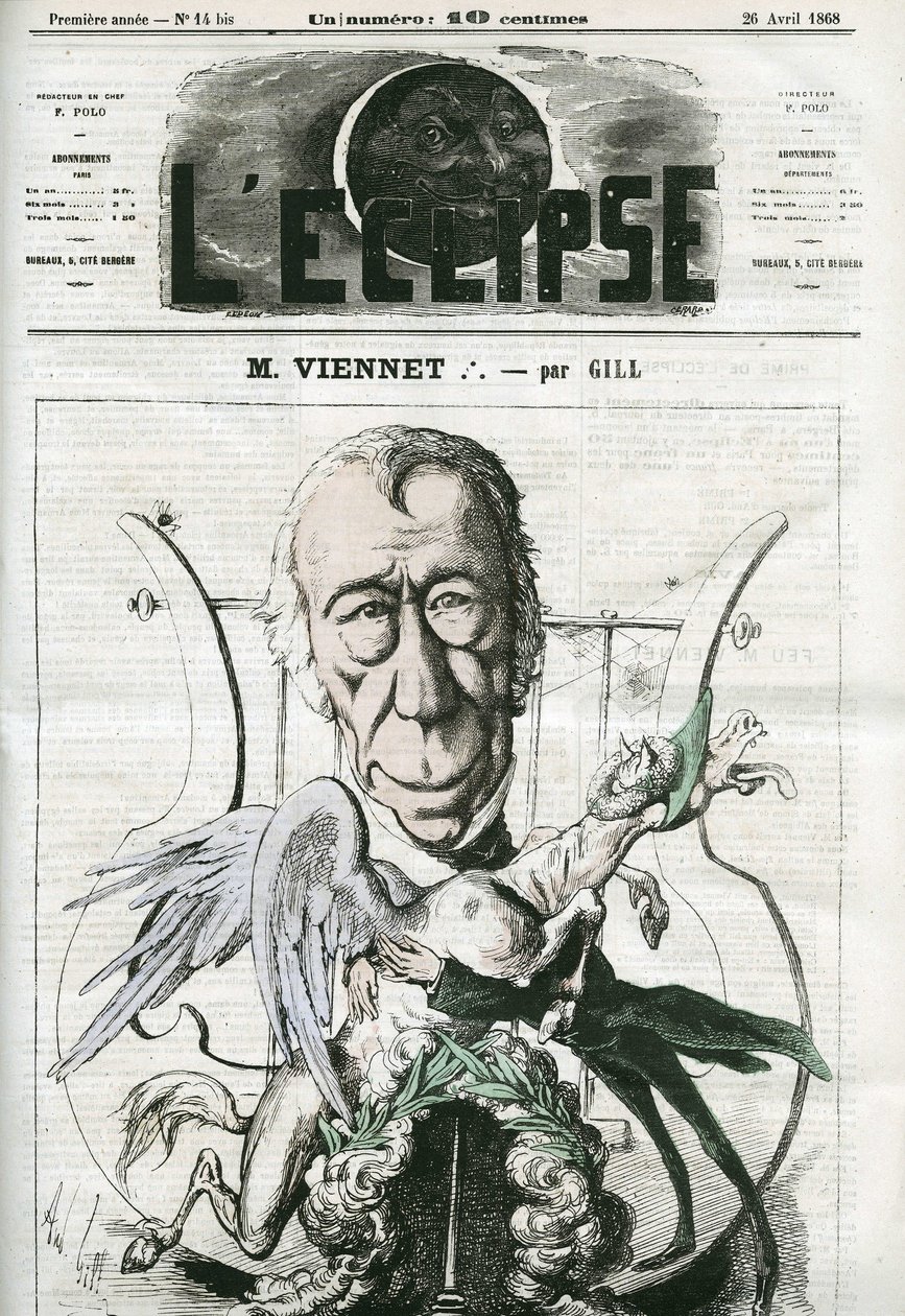 Jean-Pons-Guillaume Viennet door Andre Gill