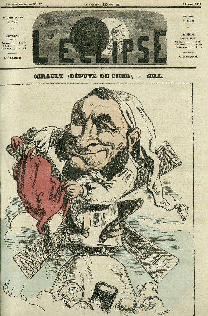 Jean Girault (1825-1909), Franse molenaar en politicus. Omslag in 