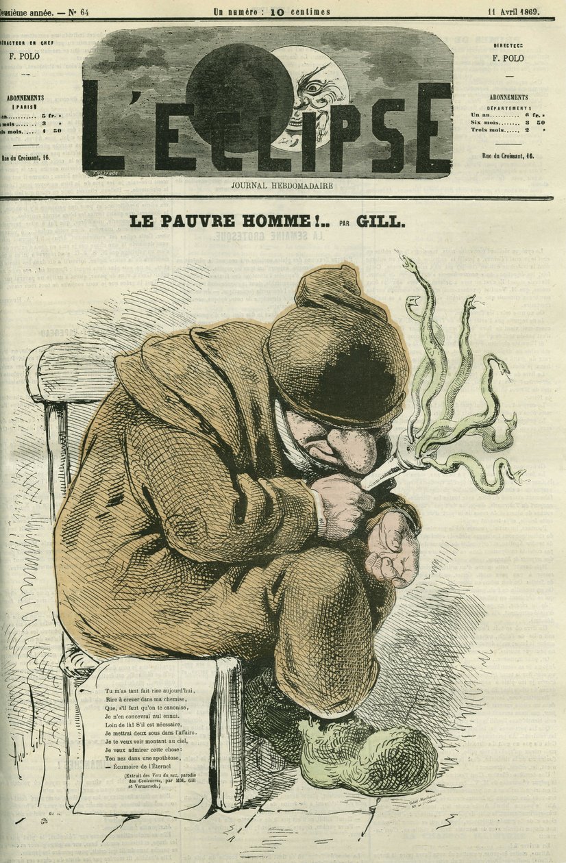 De arme man, evocatie van de directeur van 