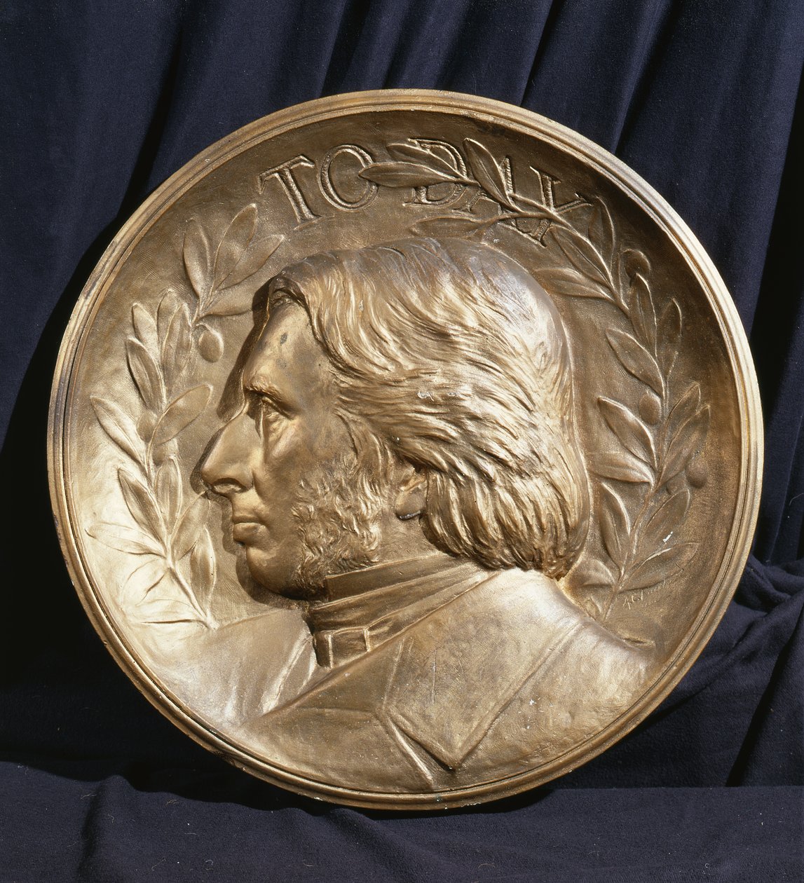 Medailleportret van John Ruskin door Andrea Carlo Lucchesi