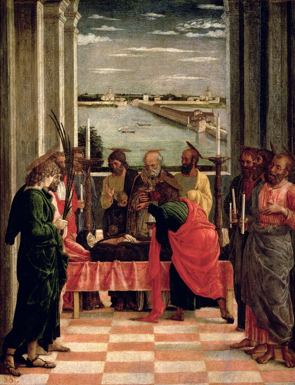 De dood van de Maagd door Andrea Mantegna