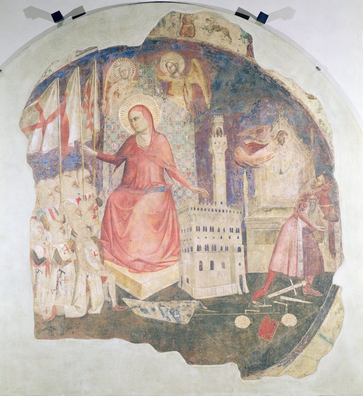 De Verdrijving van de Hertog van Athene uit Florence door Andrea di Cione Orcagna