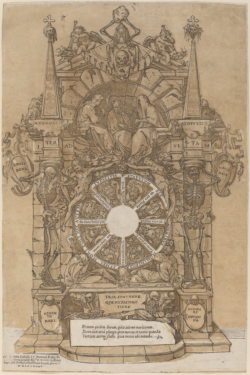 Allegorie op de Dood door Andrea Andreani