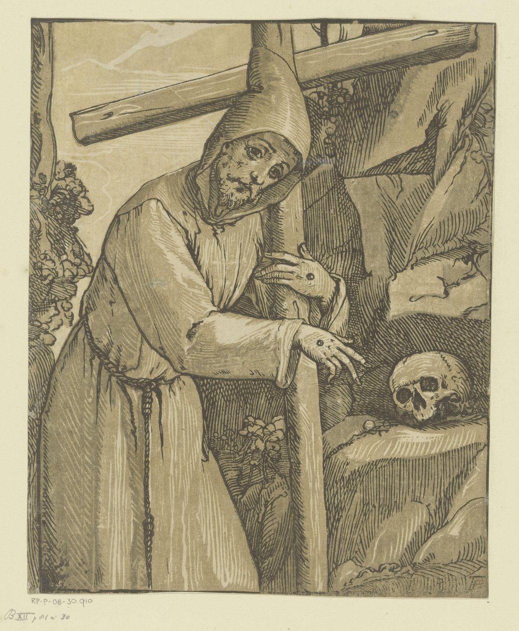 Heilige Franciscus van Assisi door Andrea Andreani