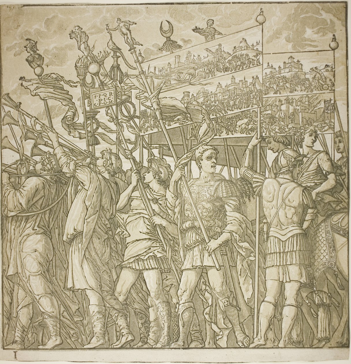 Triomf van Caesar door Andrea Andreani