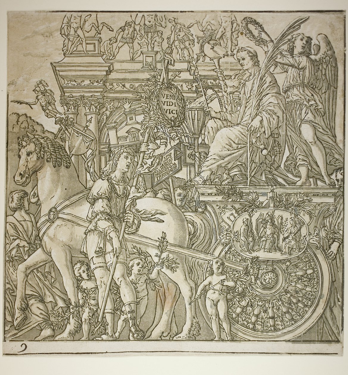 Triomf van Caesar door Andrea Andreani