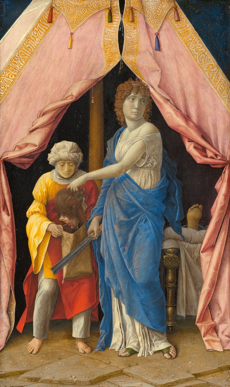 Judith met het hoofd van Holofernes, ca. 1495-1500 door Andrea Mantegna